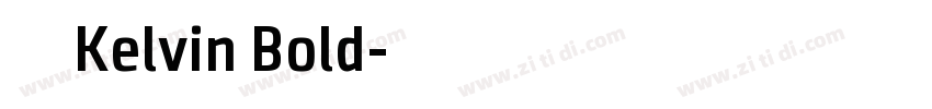 微软雅黑 Kelvin Bold字体转换